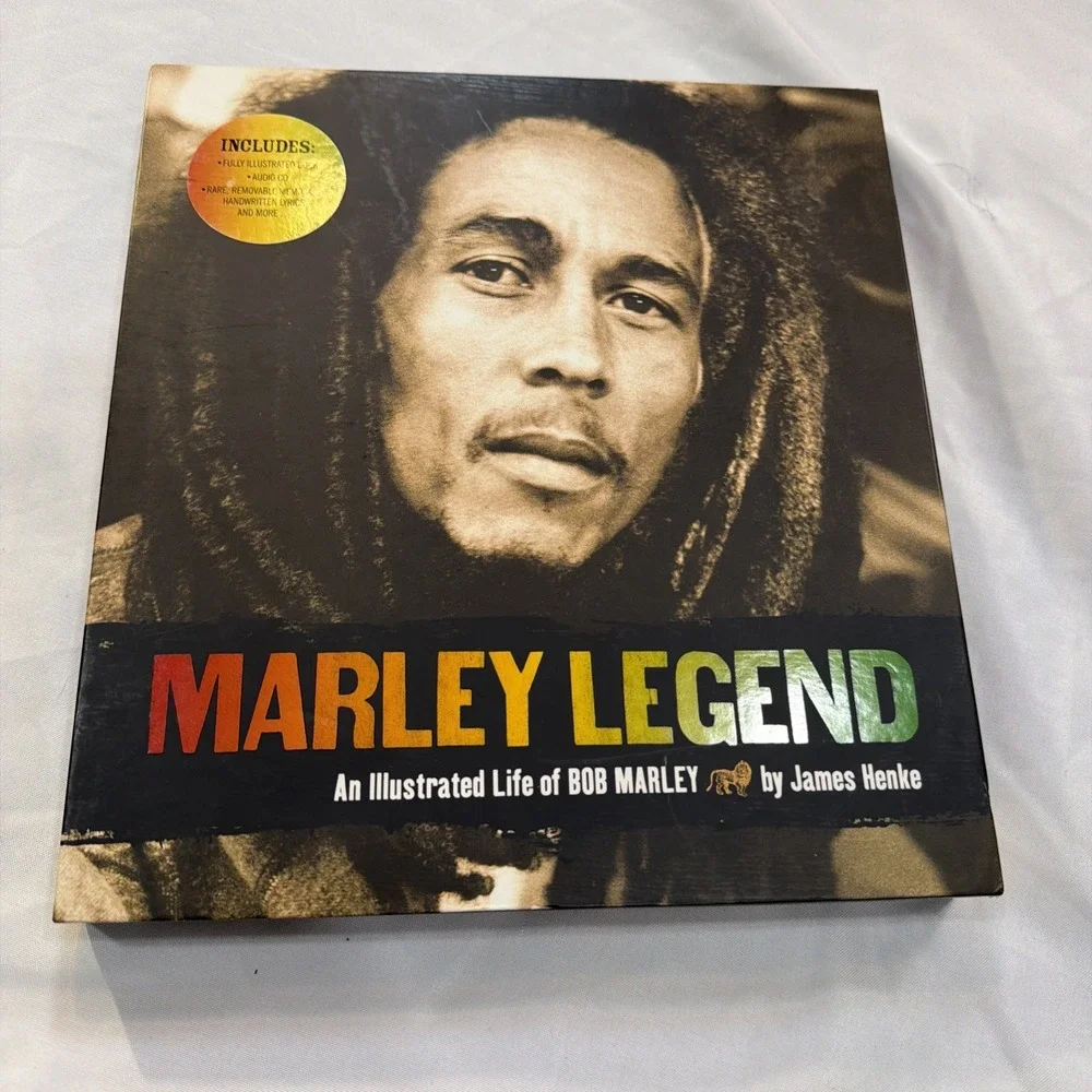 Marley Legend: An Illustrated Life of Bob Marley by‎ Henke, James Hardback Book
